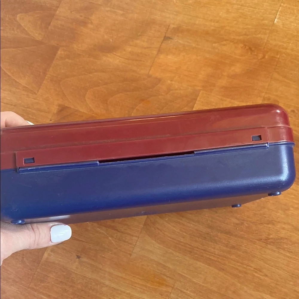 Vintage 90's SpaceMaker Pencil Box Storage Box Organizer